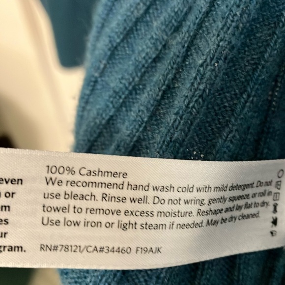 Cashmere Eileen Fisher Ribbed Sweater size XL - Picture 4 of 11